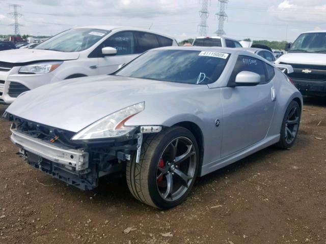 JN1AZ4EH4DM383121 - 2013 NISSAN 370Z BASE SILVER photo 2