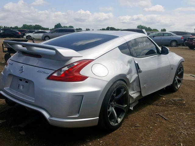 JN1AZ4EH4DM383121 - 2013 NISSAN 370Z BASE SILVER photo 4