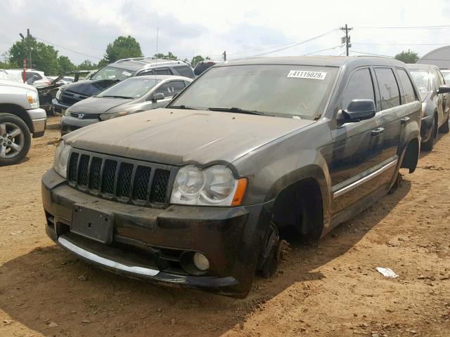 1J8HR783X7C557693 - 2007 JEEP GRAND CHER BLACK photo 2