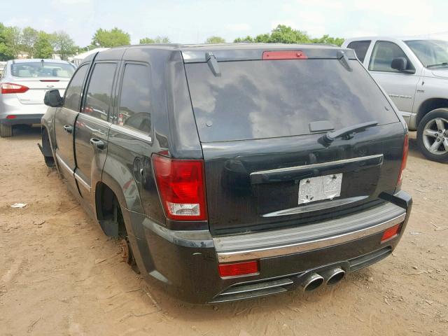 1J8HR783X7C557693 - 2007 JEEP GRAND CHER BLACK photo 3