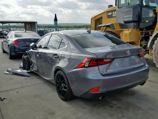 JTHBE1D23F5016313 - 2015 LEXUS IS 350 GRAY photo 3