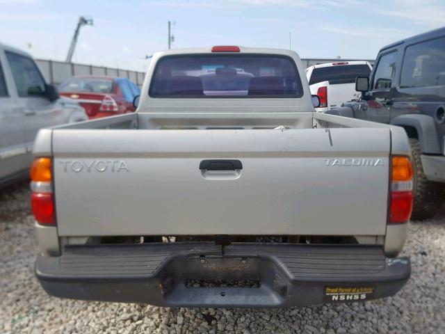 5TENL42N52Z067936 - 2002 TOYOTA TACOMA SILVER photo 6