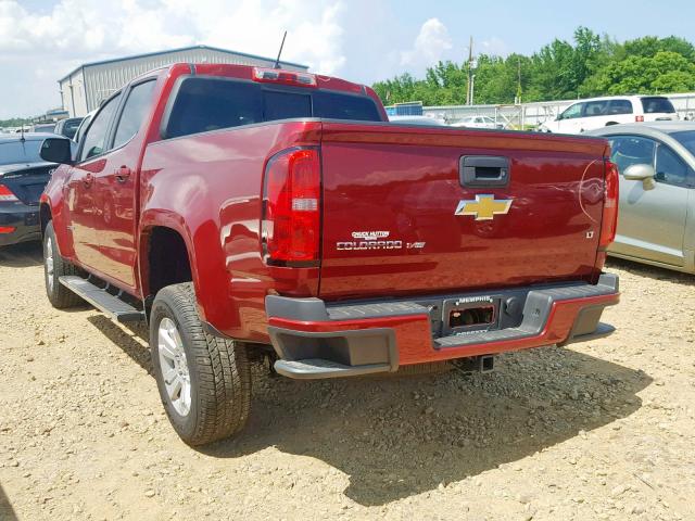 1GCGSCEN4K1200410 - 2019 CHEVROLET COLORADO L RED photo 3