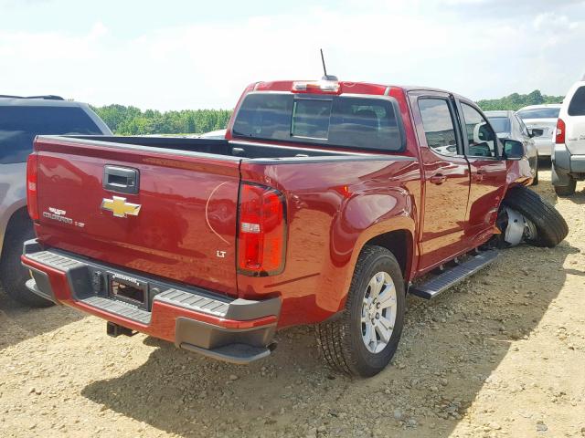 1GCGSCEN4K1200410 - 2019 CHEVROLET COLORADO L RED photo 4