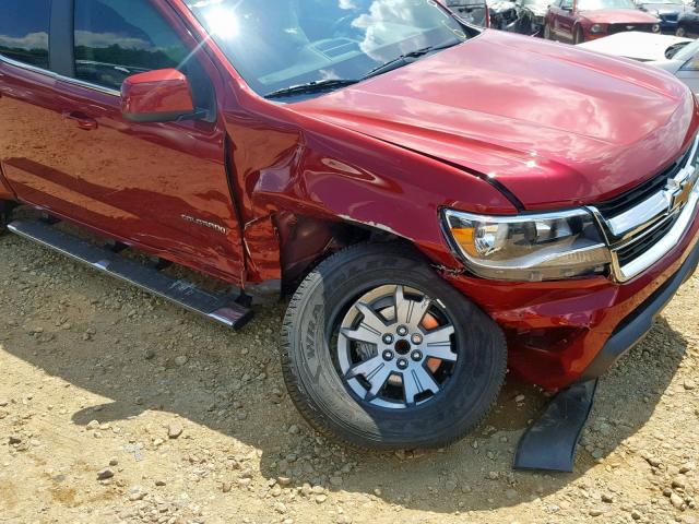 1GCGSCEN4K1200410 - 2019 CHEVROLET COLORADO L RED photo 9