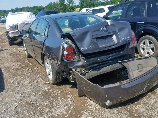 1N4BL11D06C116786 - 2006 NISSAN ALTIMA SE GRAY photo 3