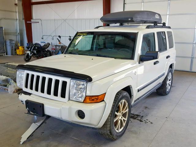 1J8HG48N66C132024 - 2006 JEEP COMMANDER WHITE photo 2