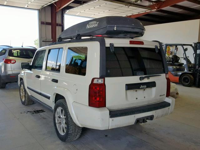 1J8HG48N66C132024 - 2006 JEEP COMMANDER WHITE photo 3