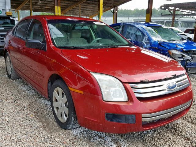 3FAFP06Z96R246815 - 2006 FORD FUSION S RED photo 1