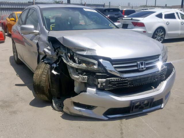 1HGCR2F8XDA149061 - 2013 HONDA ACCORD EXL SILVER photo 1