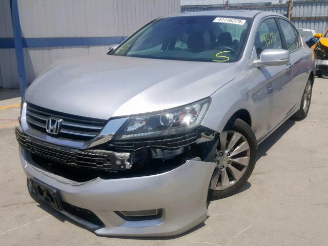 1HGCR2F8XDA149061 - 2013 HONDA ACCORD EXL SILVER photo 2