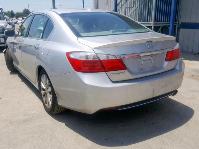 1HGCR2F8XDA149061 - 2013 HONDA ACCORD EXL SILVER photo 3