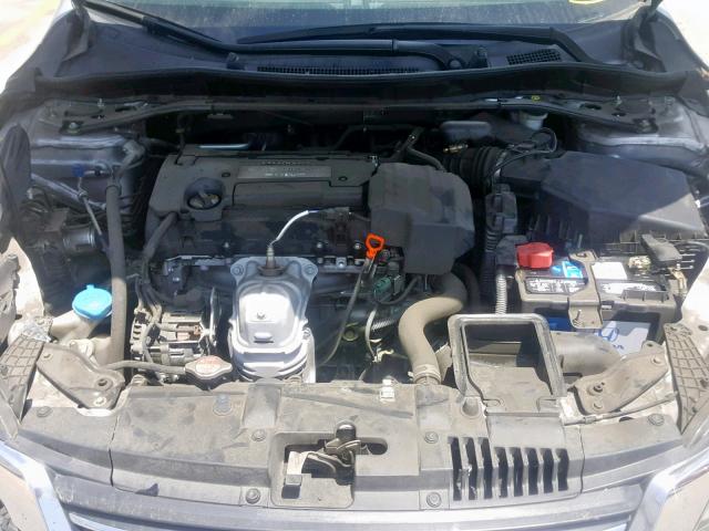 1HGCR2F8XDA149061 - 2013 HONDA ACCORD EXL SILVER photo 7