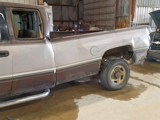 3B7KC23D5VM521777 - 1997 DODGE RAM 2500 TWO TONE photo 9