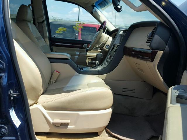 5LMEU88H25ZJ06822 - 2005 LINCOLN AVIATOR 蓝色 照片 5