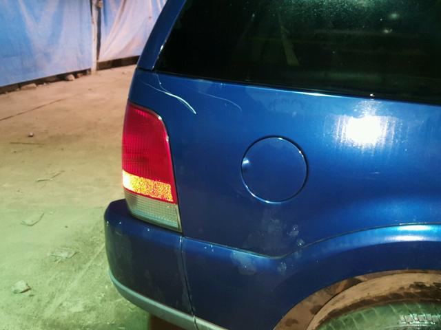 5LMEU88H25ZJ06822 - 2005 LINCOLN AVIATOR 蓝色 照片 9