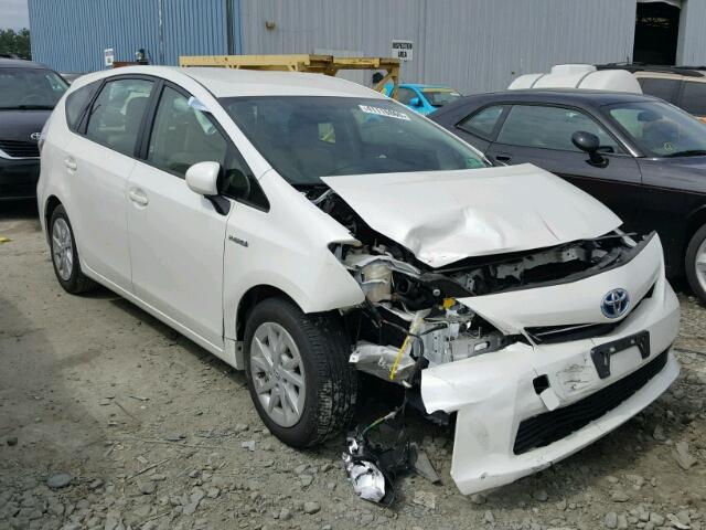 JTDZN3EU0C3171579 - 2012 TOYOTA PRIUS V WHITE photo 1