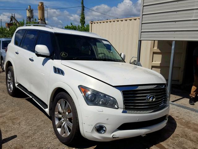 JN8AZ2NFXD9550458 - 2013 INFINITI QX56 WHITE photo 1