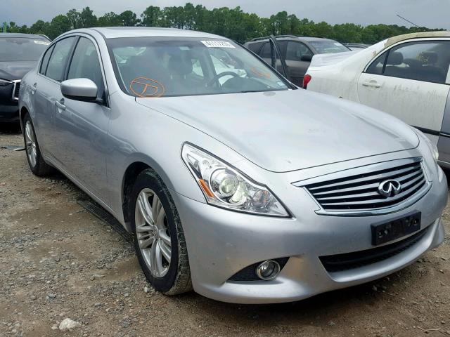 JN1CV6AP9CM620973 - 2012 INFINITI G37 BASE SILVER photo 1