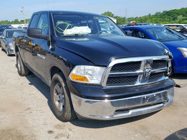 1C6RD6GPXCS189189 - 2012 DODGE RAM 1500 S BLACK photo 1