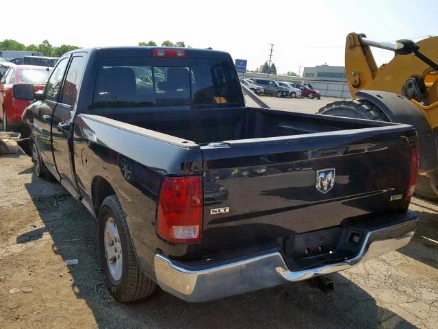 1C6RD6GPXCS189189 - 2012 DODGE RAM 1500 S BLACK photo 3