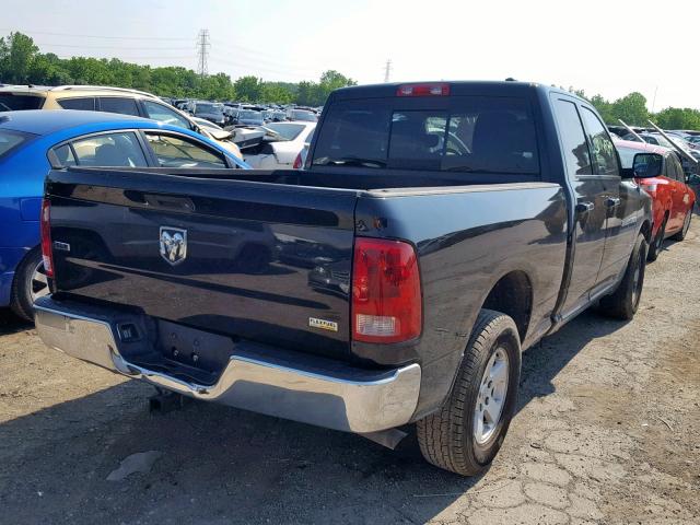 1C6RD6GPXCS189189 - 2012 DODGE RAM 1500 S BLACK photo 4