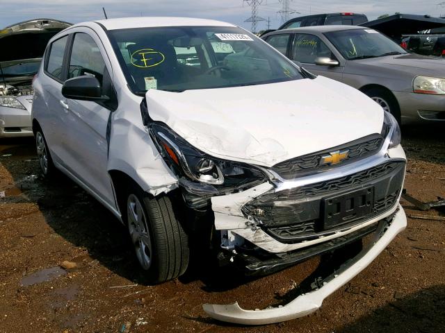 KL8CB6SA3KC700072 - 2019 CHEVROLET SPARK LS WHITE photo 1