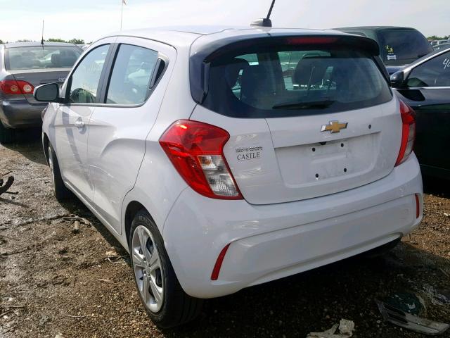 KL8CB6SA3KC700072 - 2019 CHEVROLET SPARK LS WHITE photo 3