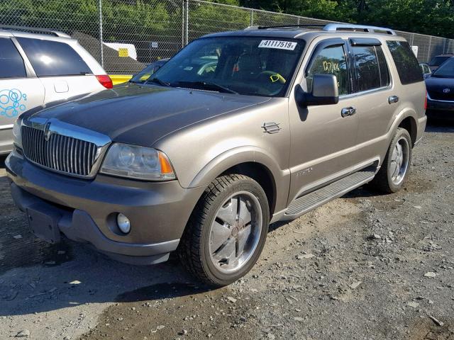 5LMEU88HX4ZJ48461 - 2004 LINCOLN AVIATOR გრაფიტი ფოტო 2