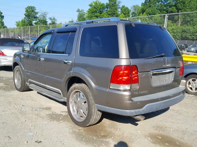 5LMEU88HX4ZJ48461 - 2004 LINCOLN AVIATOR გრაფიტი ფოტო 3