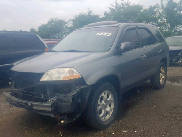 2HNYD18671H518586 - 2001 ACURA MDX TOURIN GRAY photo 2