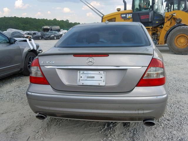 WDBUF56X79B362439 - 2009 MERCEDES-BENZ E 350 BEIGE photo 9