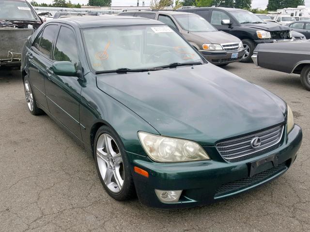 JTHBD182410016078 - 2001 LEXUS IS 300 GREEN photo 1