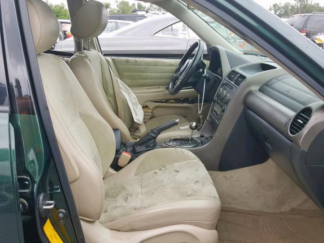 JTHBD182410016078 - 2001 LEXUS IS 300 GREEN photo 5