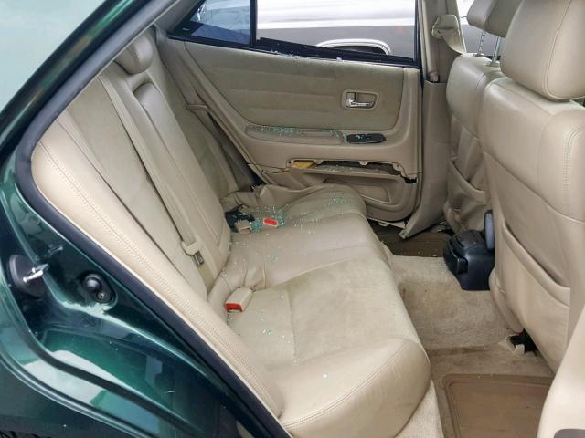 JTHBD182410016078 - 2001 LEXUS IS 300 GREEN photo 6