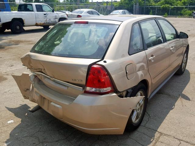 1G1ZT62885F311760 - 2005 CHEVROLET MALIBU MAX 金色 照片 4