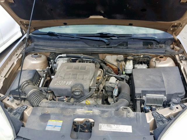 1G1ZT62885F311760 - 2005 CHEVROLET MALIBU MAX 金色 照片 7