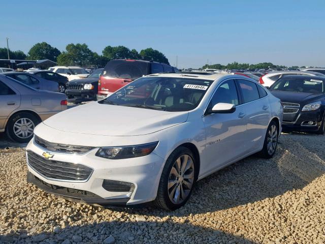 1G1ZH5SX2HF178792 - 2017 CHEVROLET MALIBU PRE WHITE photo 2