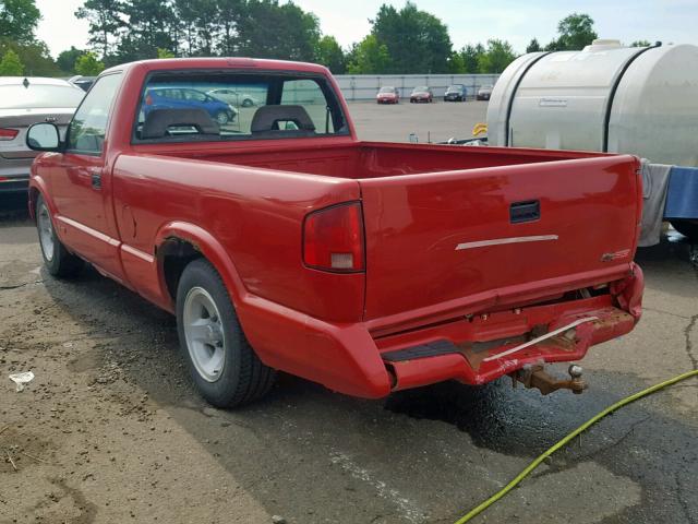 1GCCS14W0R8114767 - 1994 CHEVROLET S TRUCK S1 RED photo 3