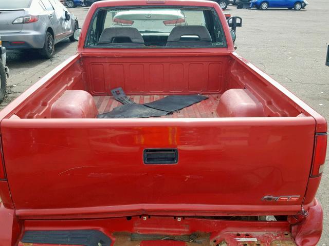 1GCCS14W0R8114767 - 1994 CHEVROLET S TRUCK S1 RED photo 6