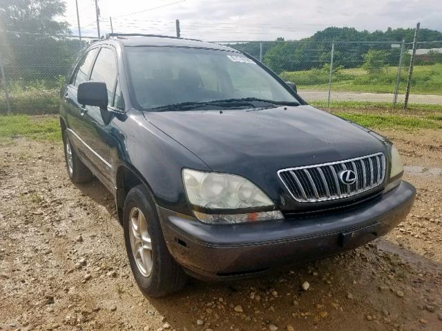 JTJHF10U220244341 - 2002 LEXUS RX 300 BLACK photo 1