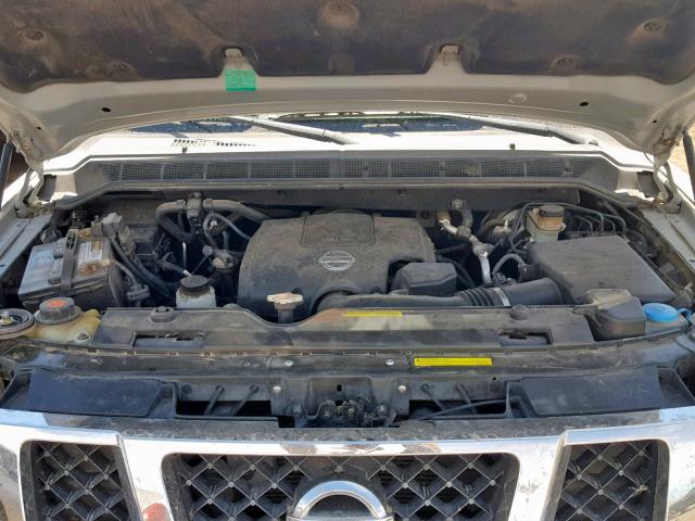 5N1AA08D88N620727 - 2008 NISSAN ARMADA SE SILVER photo 7