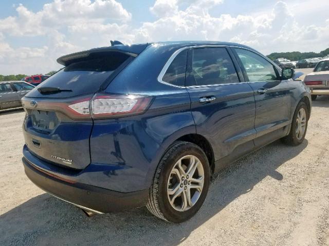 2FMPK3K91HBB75546 - 2017 FORD EDGE TITAN BLUE photo 4