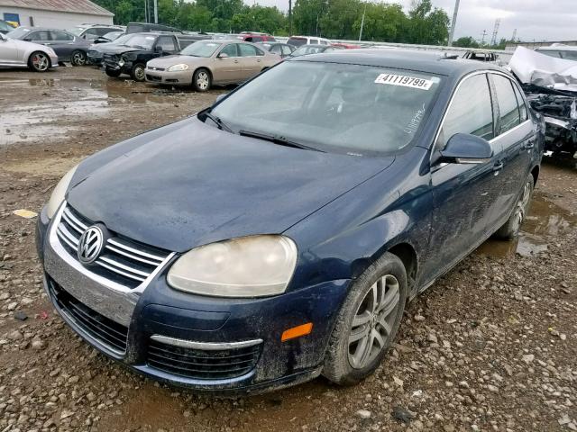 3VWSF71K46M725605 - 2006 VOLKSWAGEN JETTA 2.5 BLUE photo 2