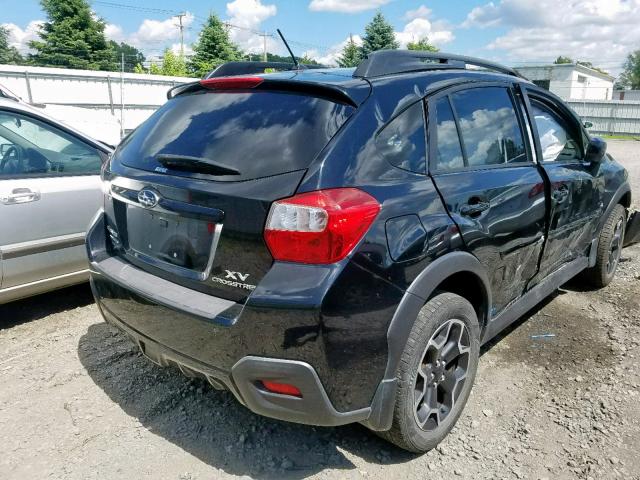 JF2GPACC1DH825382 - 2013 SUBARU XV CROSSTR BLACK photo 4