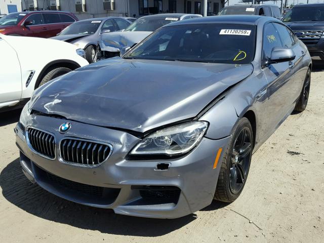 WBA6D0C50GD927781 - 2016 BMW 640 I GRAY photo 2