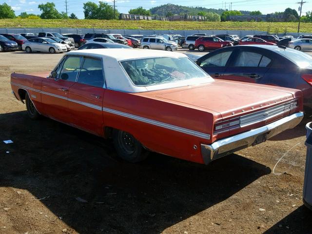 PM43F8D294696 - 1968 PLYMOUTH FURY III RED photo 3