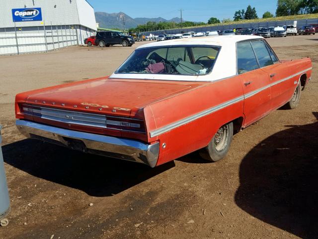 PM43F8D294696 - 1968 PLYMOUTH FURY III RED photo 4