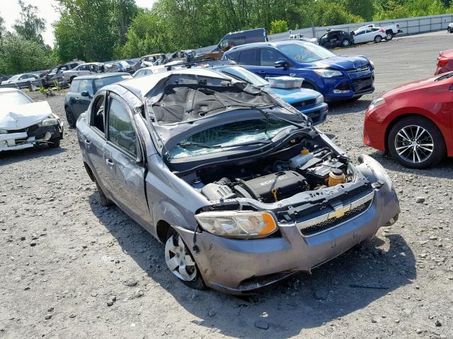 KL1TD5DE5BB122999 - 2011 CHEVROLET AVEO LS GRAY photo 1