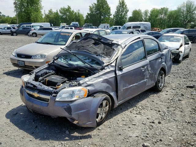 KL1TD5DE5BB122999 - 2011 CHEVROLET AVEO LS GRAY photo 2